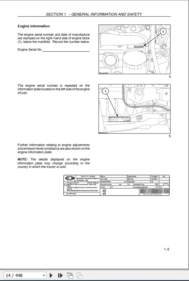 New Holand Tractor T6030 T6050 T6070 T6080 T6090 Range Power Command Product Manual884590566 3