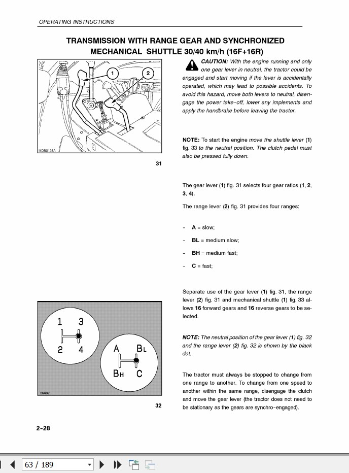 New Holand Tractor TN55 TN65 TN70 TN75 Operators Manual86584836 3