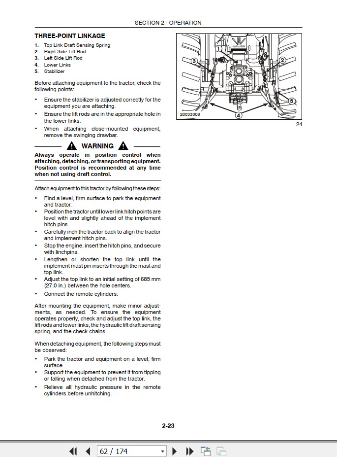 New Holand Tractor TT55 TT75 Operators Manual87036923 3
