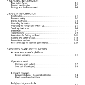 New Holland 3032 Tractor Operators Manual48134665 2
