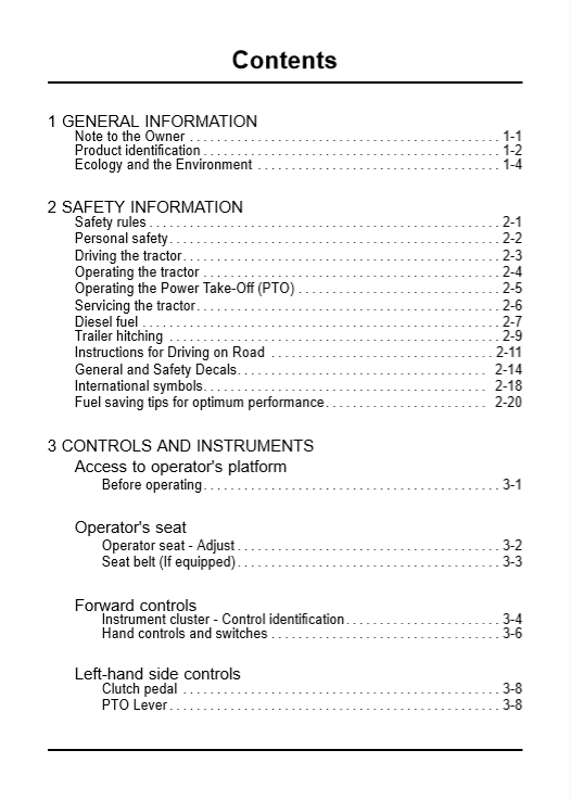 New Holland 3032 Tractor Operators Manual48134665 2