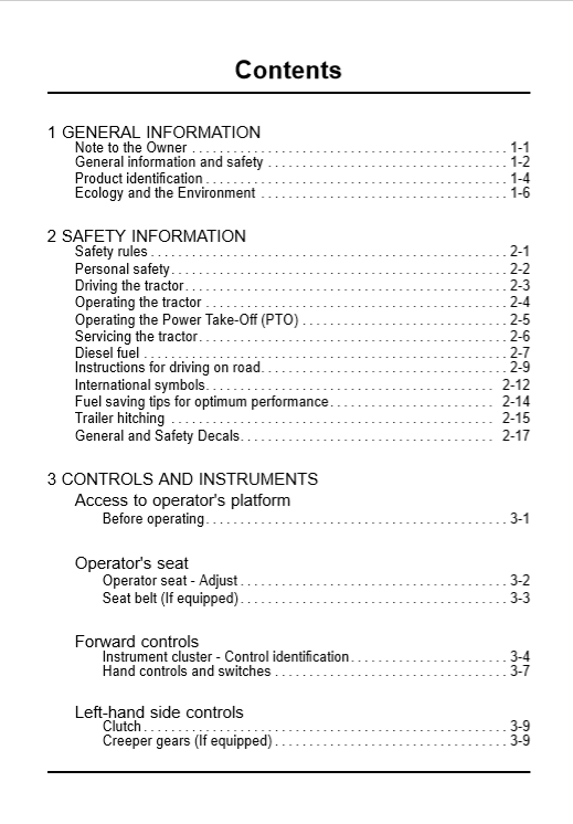 New Holland 3630TX Tractor Operators Manual48134658 2