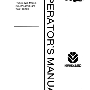 New Holland 7414 Loader Operators Manual43741410 1