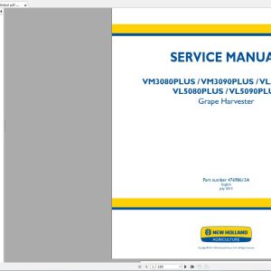New Holland AG AGRICULTURE Service Manual PDF Updated 2019 0320201 1