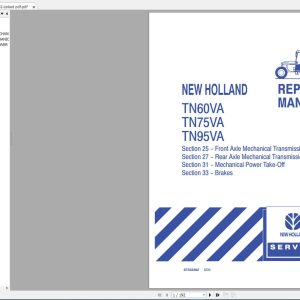 New Holland AG AGRICULTURE Service Manual PDF Updated 2019 0320204 1
