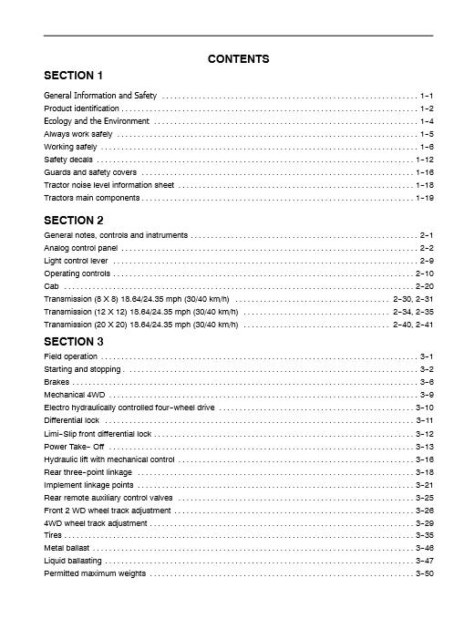 New Holland T475 Tractor Operators Manual84343400 3