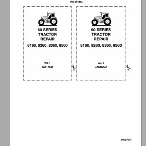 New Holland Tractor 60 Series Repair Manual40816040 1