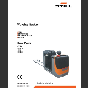 Sted Still Forklift Service Manual 2019 PDF DVD1