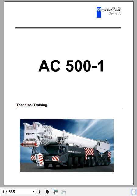 TerexDemagMobileCraneAC500 1TechnicalTrainingManualENV1 11