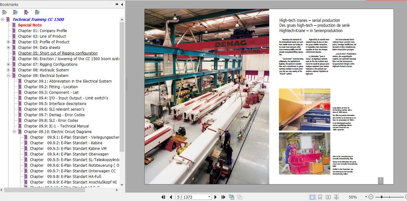 Terex Demag Crawler Crane CC1500 Technical Training ManualEN 2