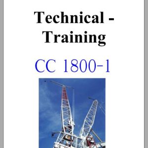 Terex Demag Crawler Crane CC1800 1 Technical Training ManualEN 1