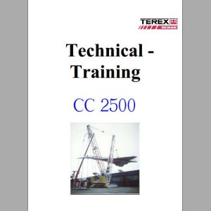 Terex Demag Crawler Crane CC2500 Technical Training ManualEN 1