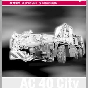 Terex Demag Demag Mobile Crane AC40Training ManualEN 1