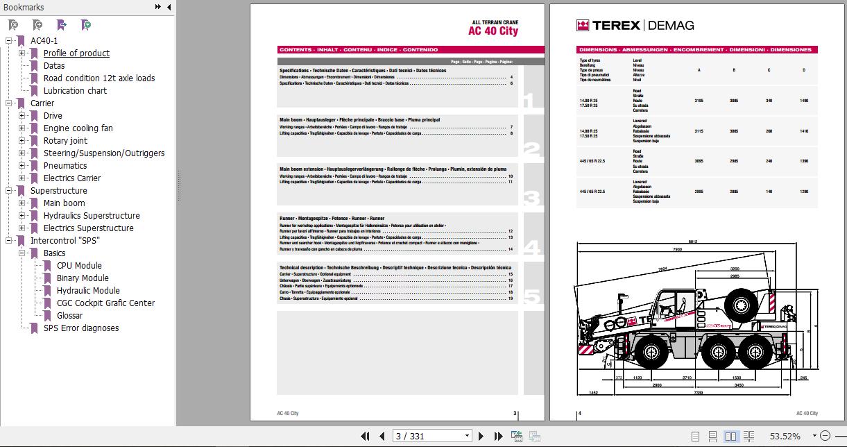 Terex Demag Demag Mobile Crane AC40Training ManualEN 2