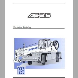 Terex Demag Mobile Crane AC25Technical Training ManualEN V1 1 1