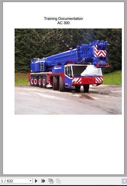 Terex Demag Mobile Crane AC300 Technical Training ManualEN 1