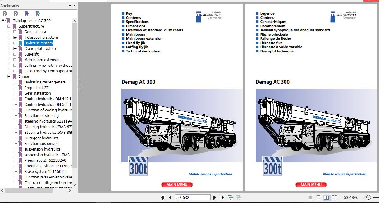 Terex Demag Mobile Crane AC300 Technical Training ManualEN 2