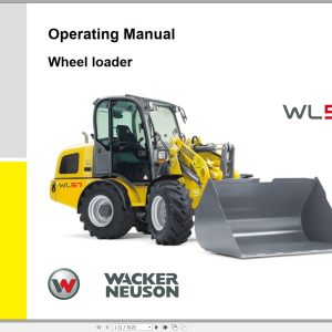 Wacker Neuson Wheel Loader WL57T 55 Service and Part Manual1000290040 1