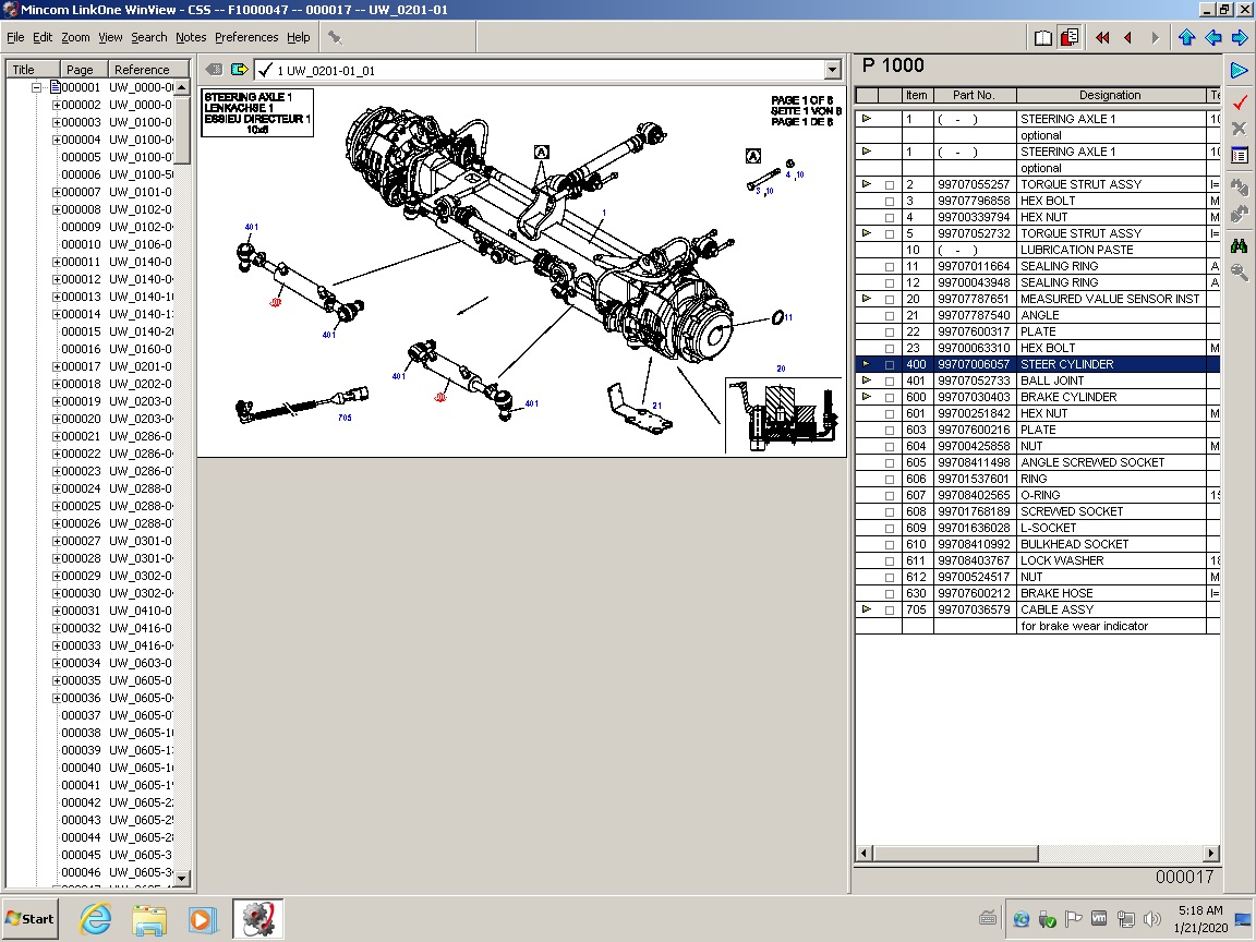 5 P1000 Steering