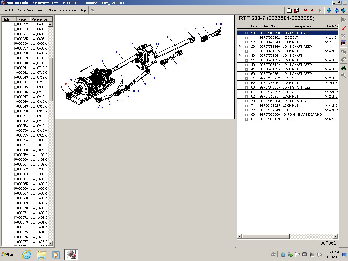 7 RTF600 Transmission