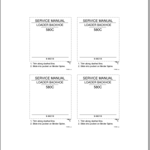 Case Backhoe Loader 580C Service Manual9 66018R0 1