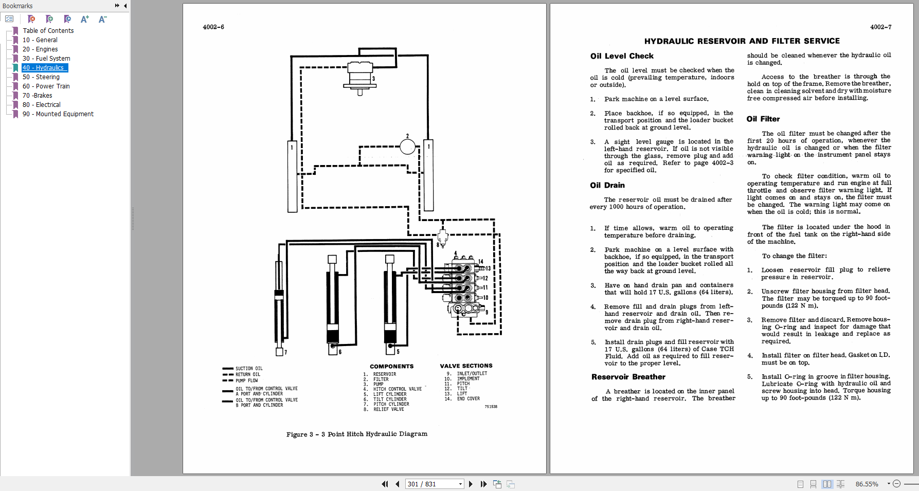 Case Backhoe Loader 580C Service Manual9 66018R0 3