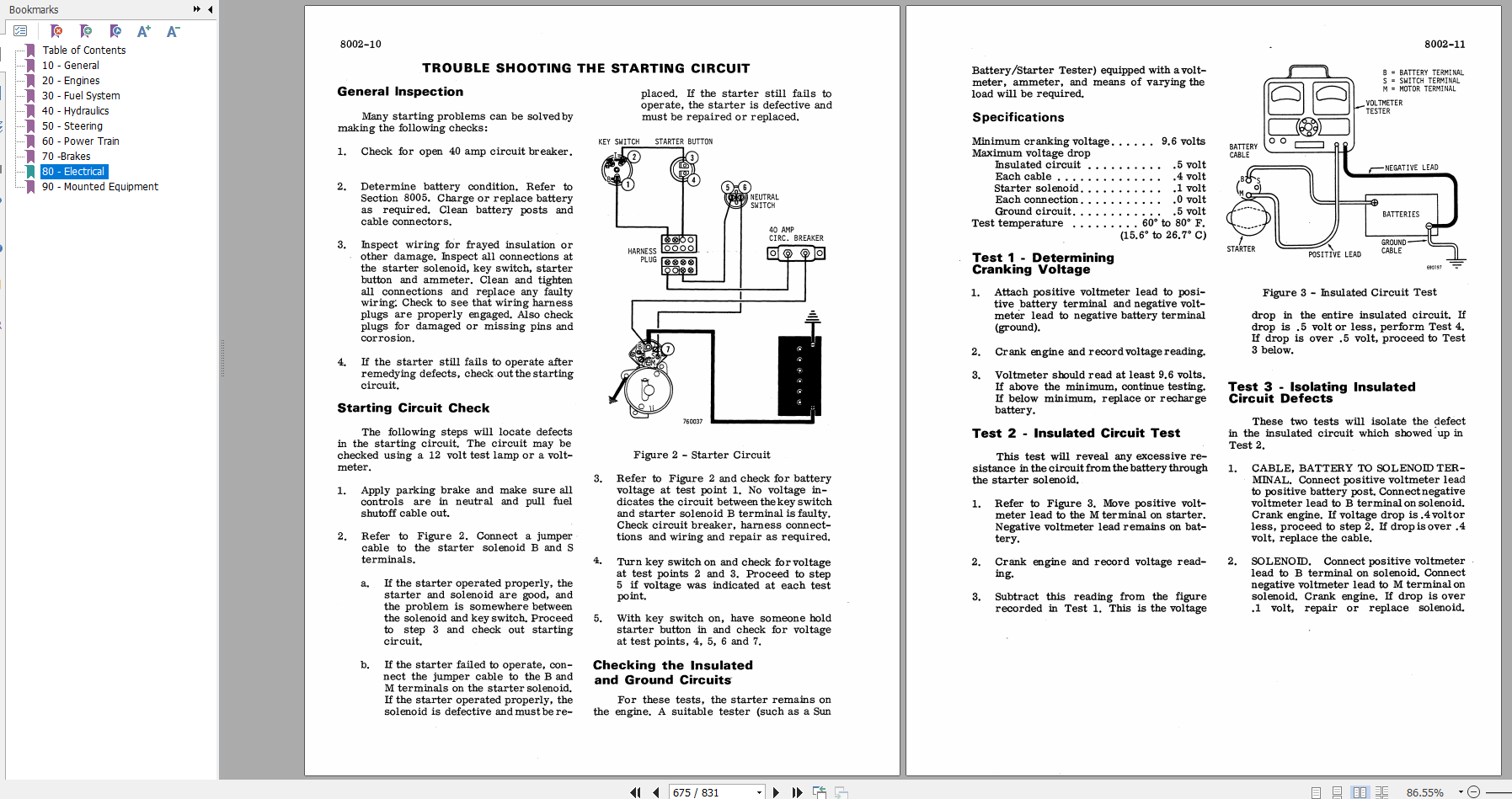 Case Backhoe Loader 580C Service Manual9 66018R0 4