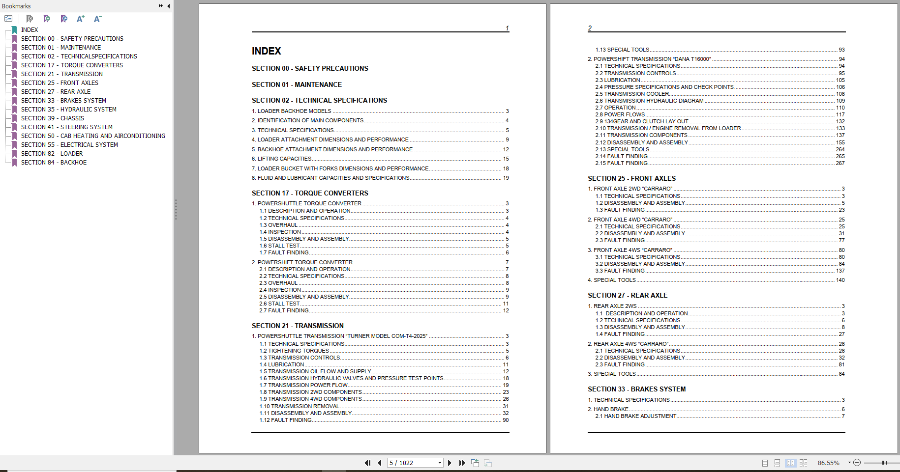 Case Backhoe Loader 580 590 695 Super R Service Manual87570830A 2