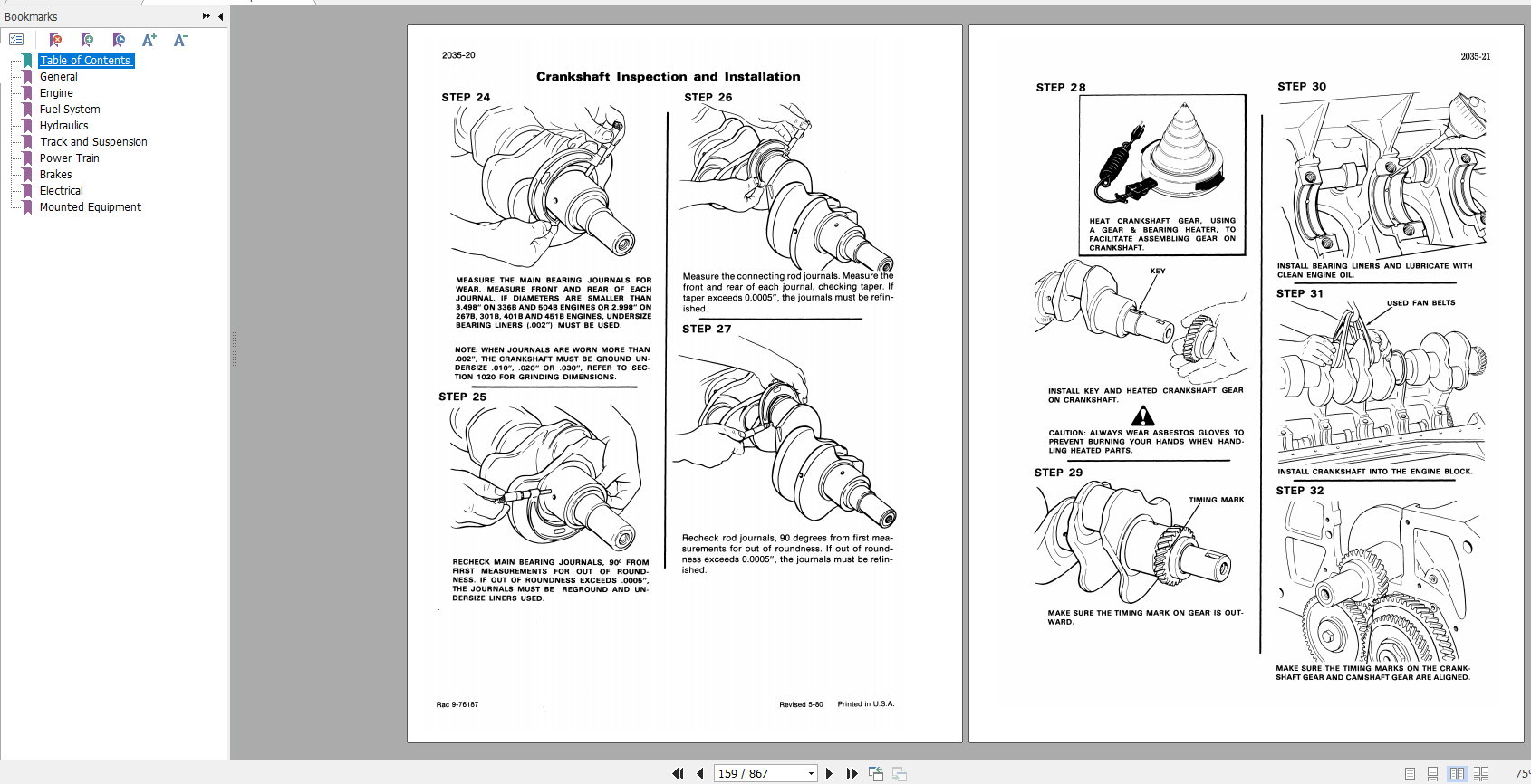 Case Crawler 1150B Service Manuals9 72547R0 2