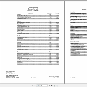 Case Crawler 1150G Service Manuals7 63710R0 1
