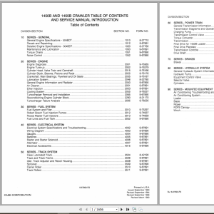 Case Crawler 1450B 1455B Service Manual9 6789 1