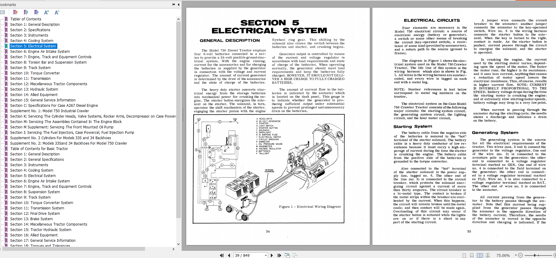 Case Crawler 750 Service Manual9 72152R0 2