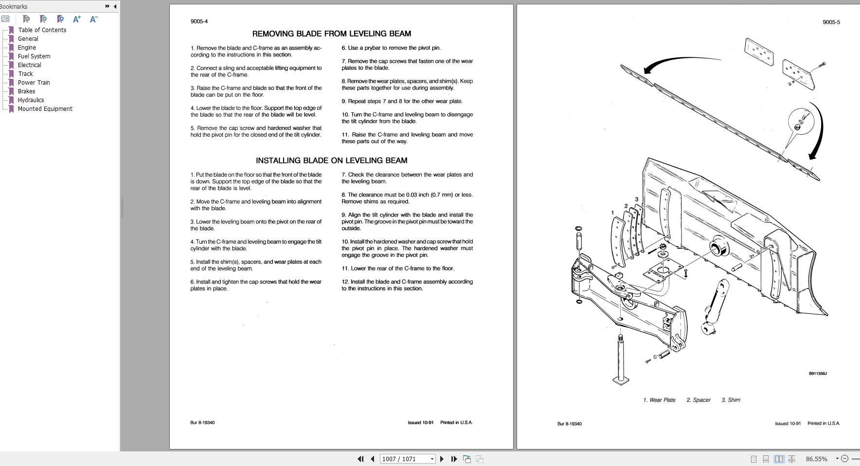 Case Crawler 850E 855E Service Manual8 17012R0 3