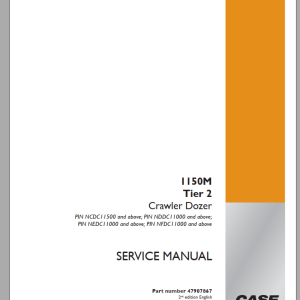 Case Crawler Dozer 1150M Tier 2 Service Manuals48080035 1
