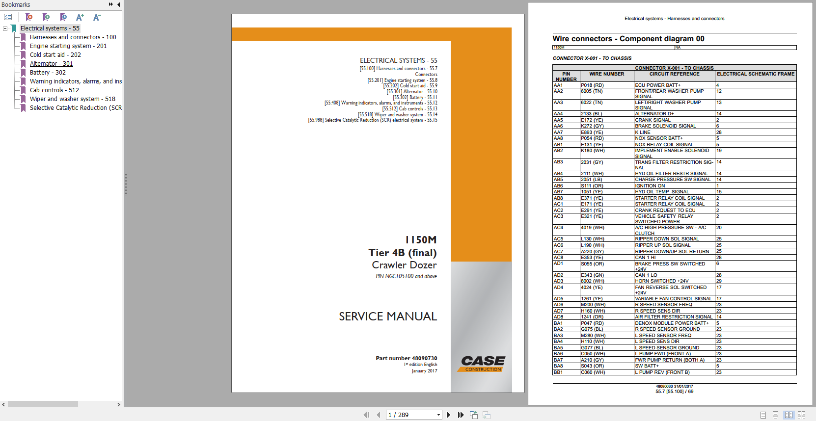 Case Crawler Dozer 1150M Tier 4 Service Manuals 2