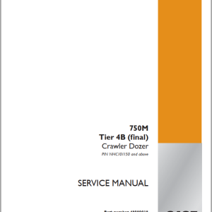 Case Crawler Dozer 750M Tier 4 Service Manual51418565 1