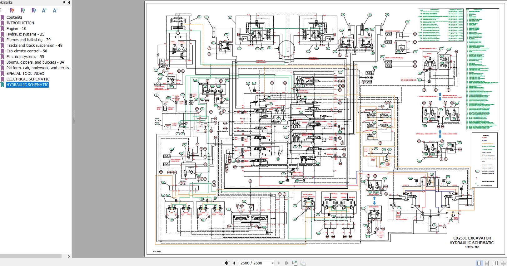 Case Crawler Excavator CX2250C Service Manual 4