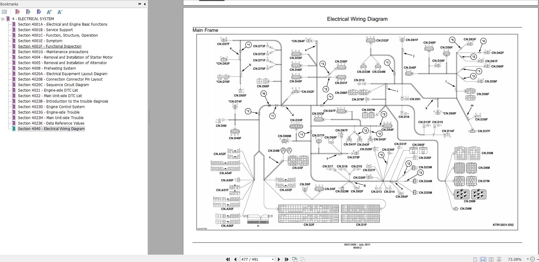 Case Crawler Excavator CX470C Tier 4 Service Manual 3