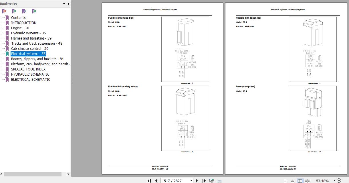 Case Crawler Excavator CX500C Service Manual48032547 3