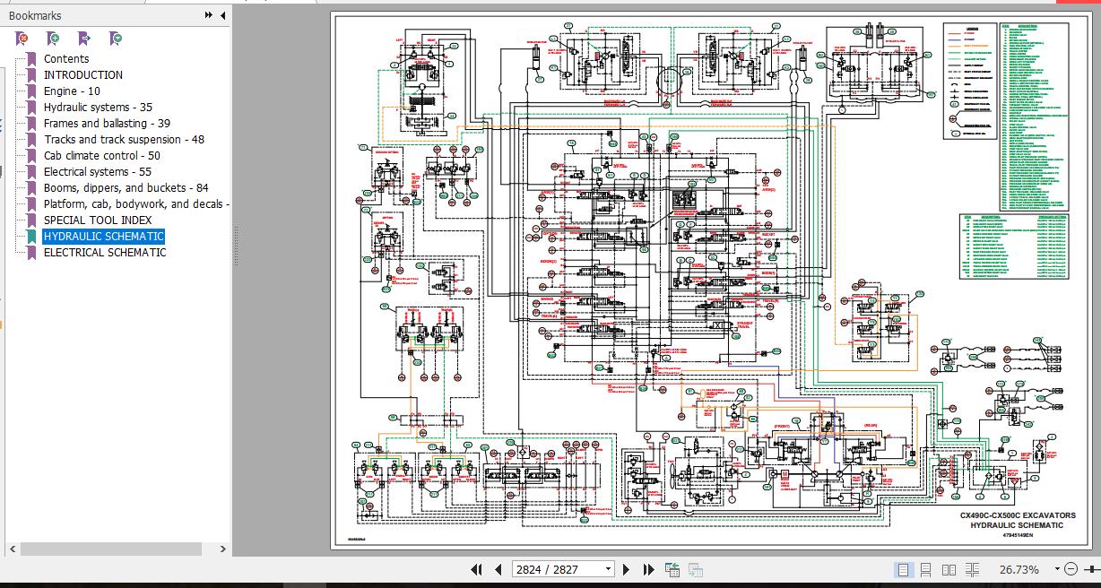Case Crawler Excavator CX500C Service Manual48032547 4