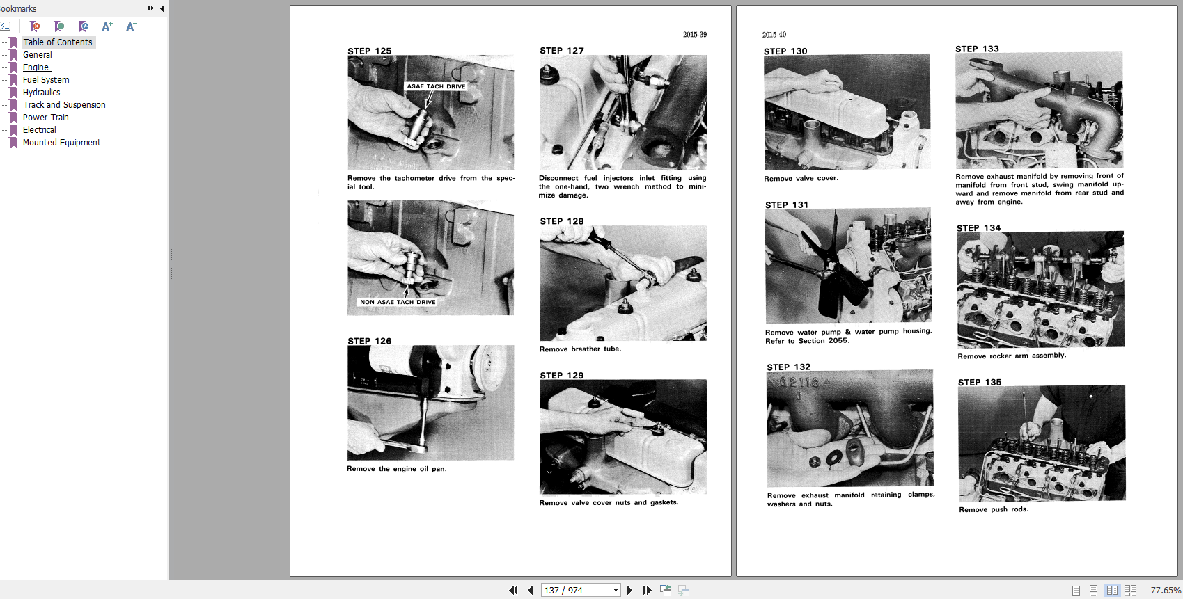 Case Dozer Crawler 310G 350G Service Manual9 99774R0 2