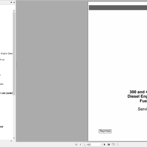 Case Engine CNH 300 400 Series Service ManualGSS1427B 1