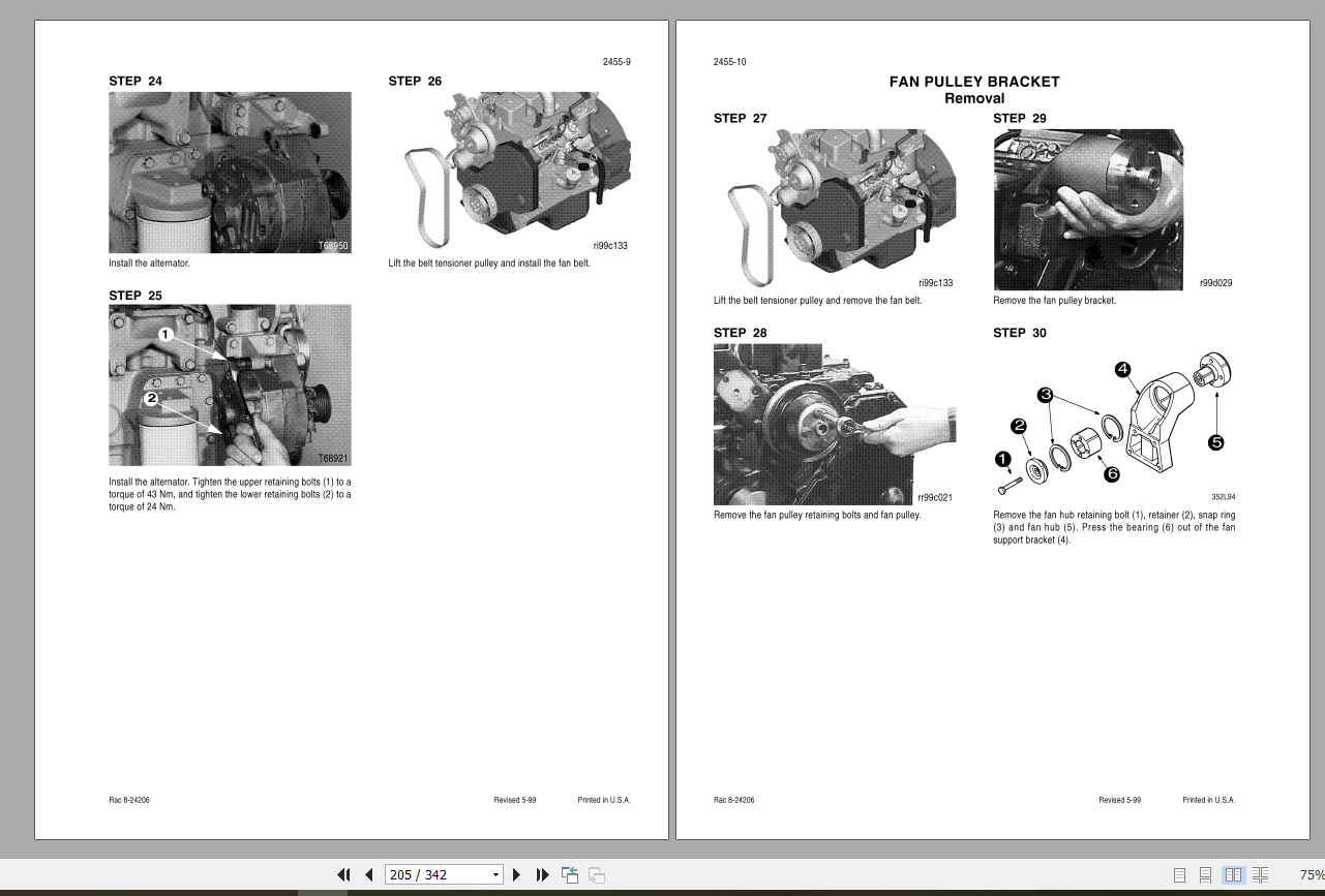 Case Engine CNH 4 390 4T390 4TA 390 Service Manual7 91612R0 1