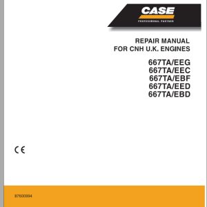 Case Engine CNH 667TA Repair Manual87600994 1