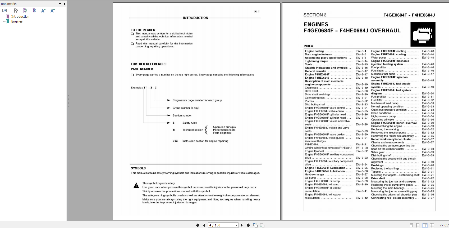Case Engine CNH 668T M2 668T E2 Service Manual6 47950na 2