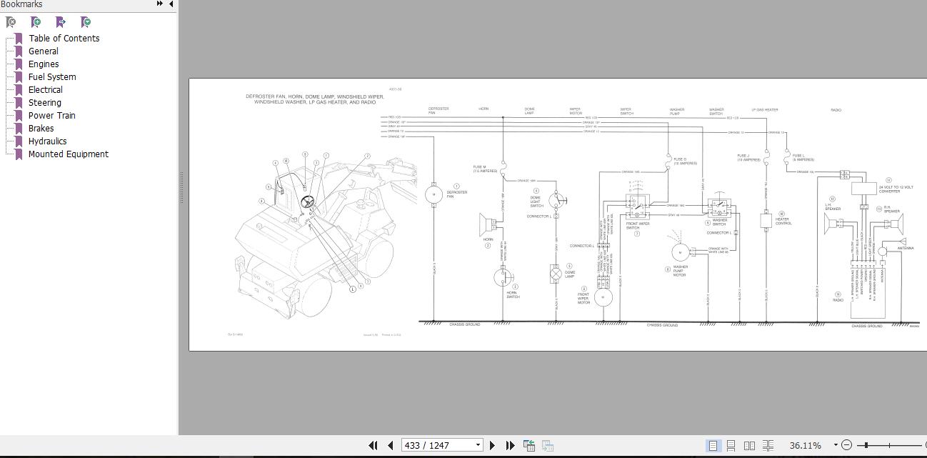 Case Excavator 1085C Service Manual8 14930R0 2