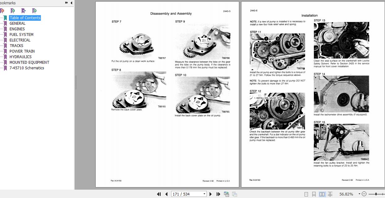 Case Excavator 9010 Service Manual7 44660 2