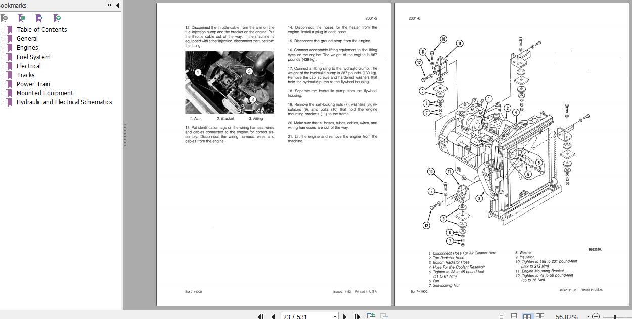 Case Excavator 9030 Service Manual7 44680R0 2mtWOi