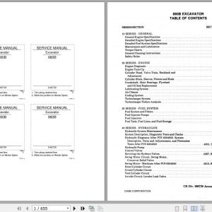 Case Excavator 980B Service Manual9 66739R0 1