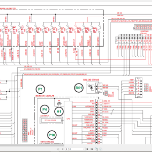 Case Excavator CX145C SR Electric Schematic47363429NA 1